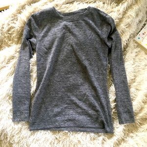 Waffle Tee Shirt Fruit Of The Loom Grey